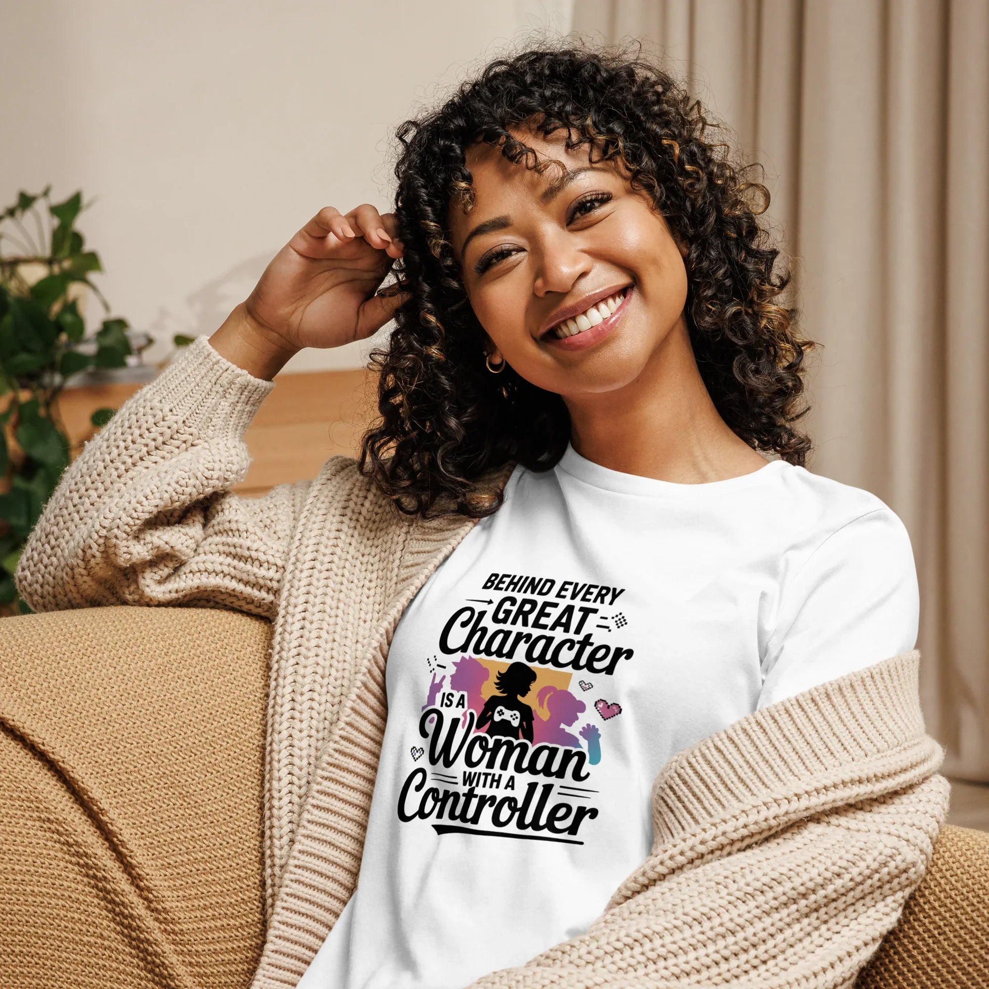 Woman with a Controller Shirt – Gamer Girl Power Tee - RaZits