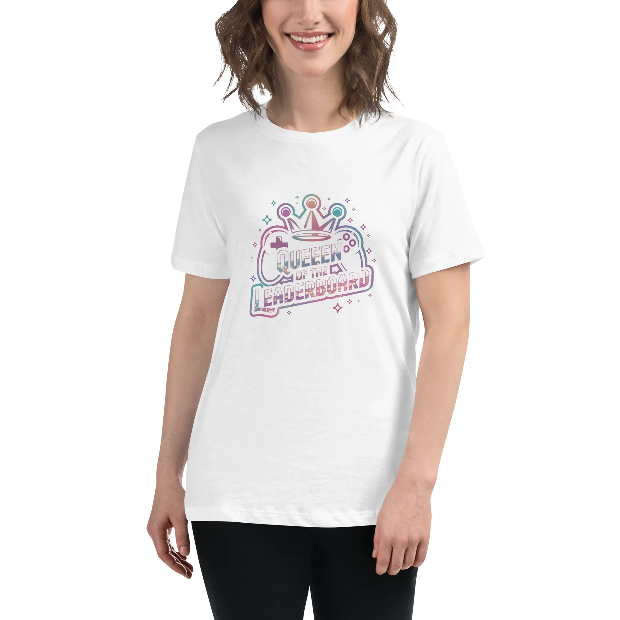 Queen of the Leaderboard Shirt – Gamer Girl Tee - RaZits