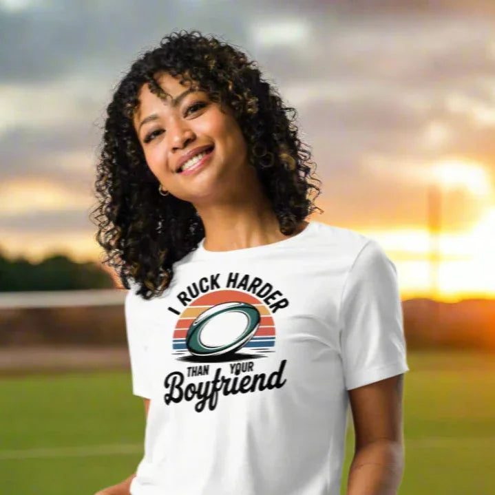 I Ruck Harder Tee – Bold Women's Rugby Statement - RaZits