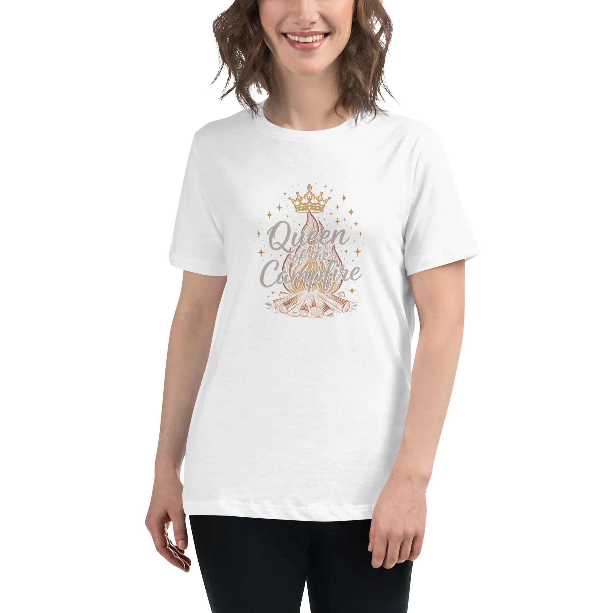 Queen of the Campfire Tee – Outdoor Art Shirt - RaZits