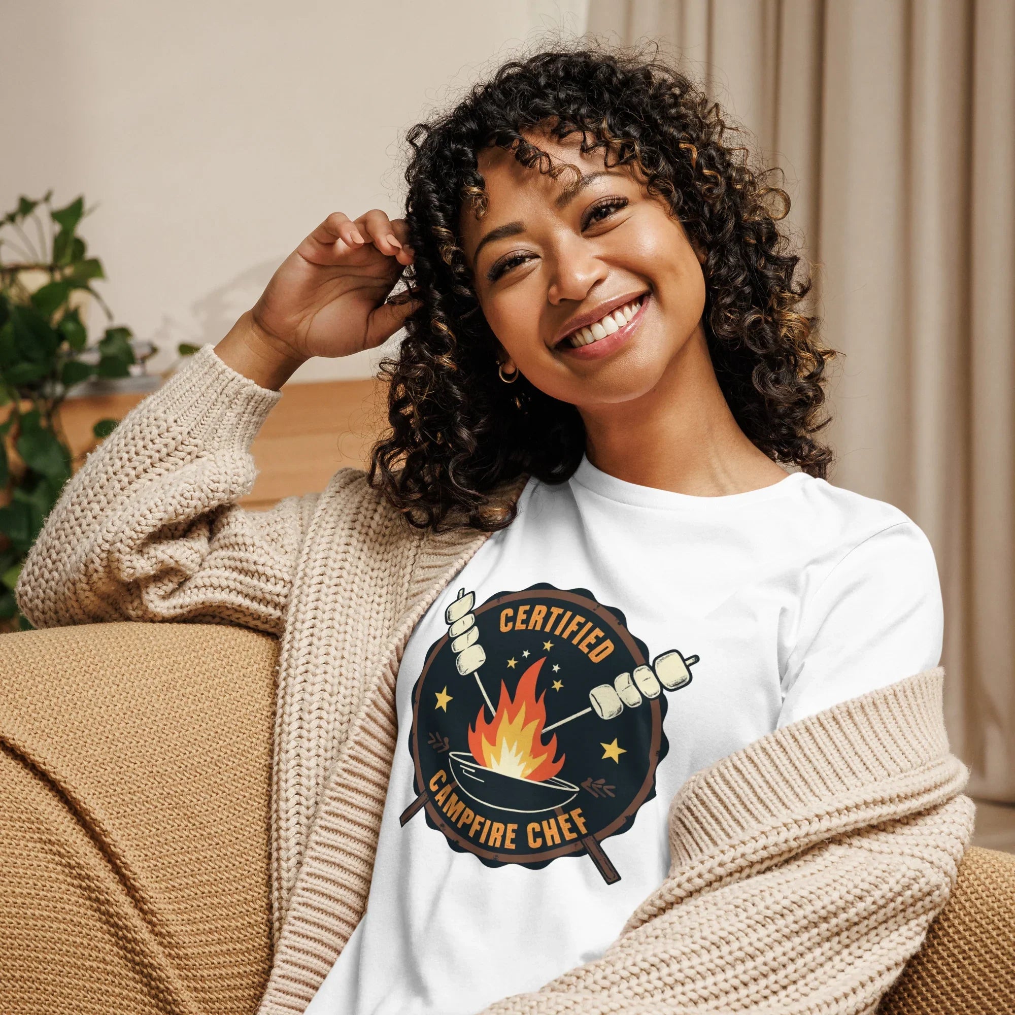 Powered by S’mores Tee – Marshmallow Camping Shirt - RaZits