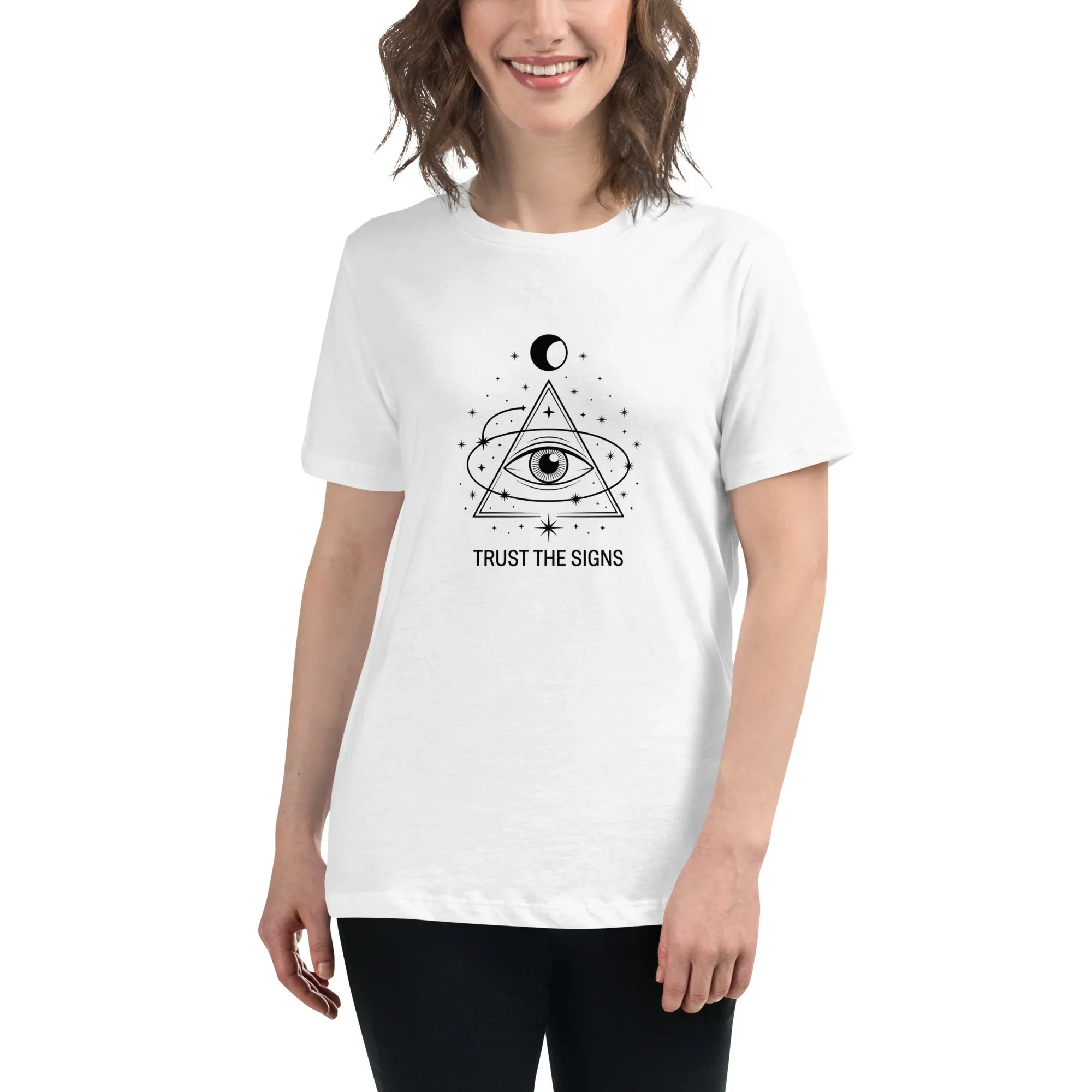 Trust the Signs T-Shirt – Third Eye Cosmic Triangle - RaZits