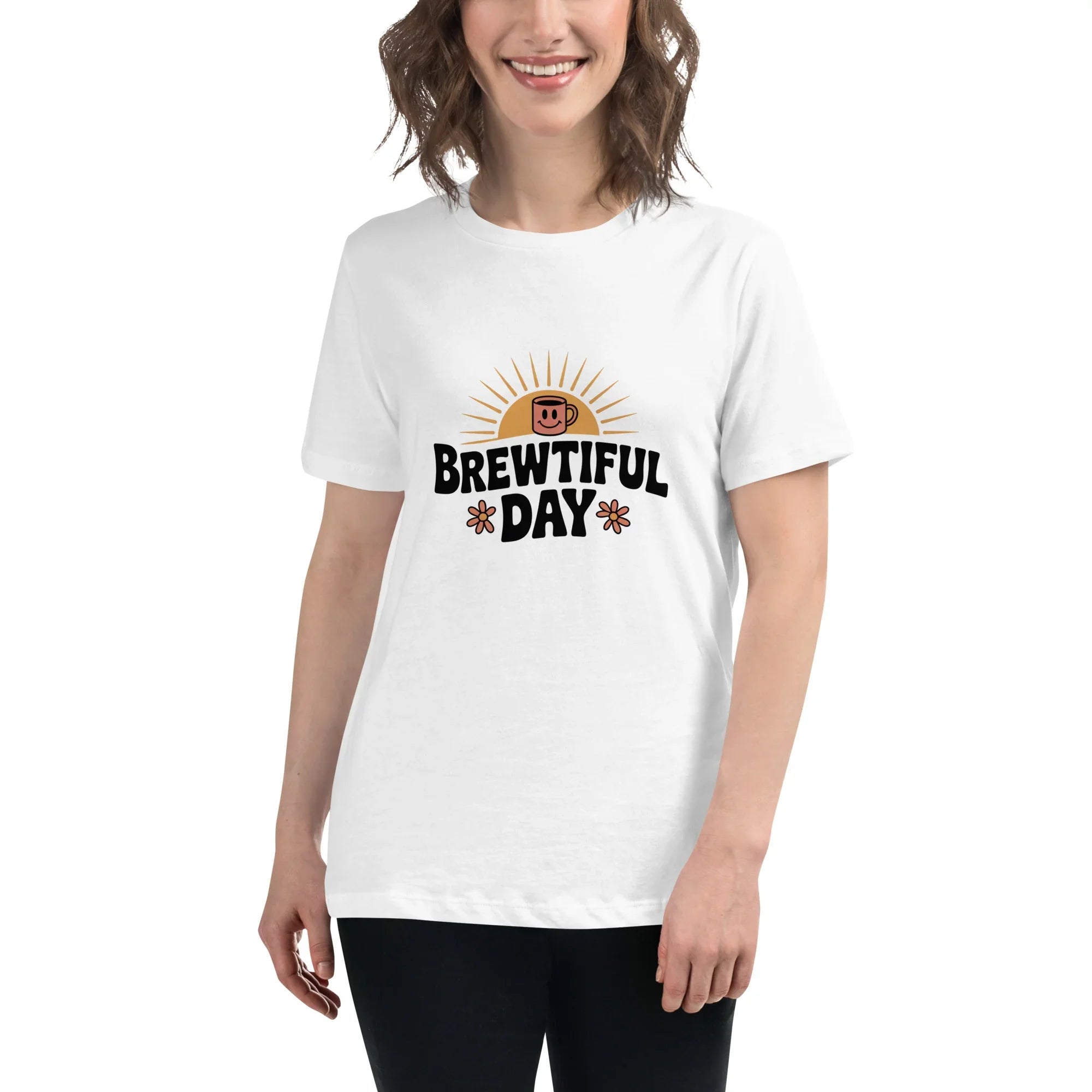 Brewtiful Day Sunrise Coffee Tee - RaZits