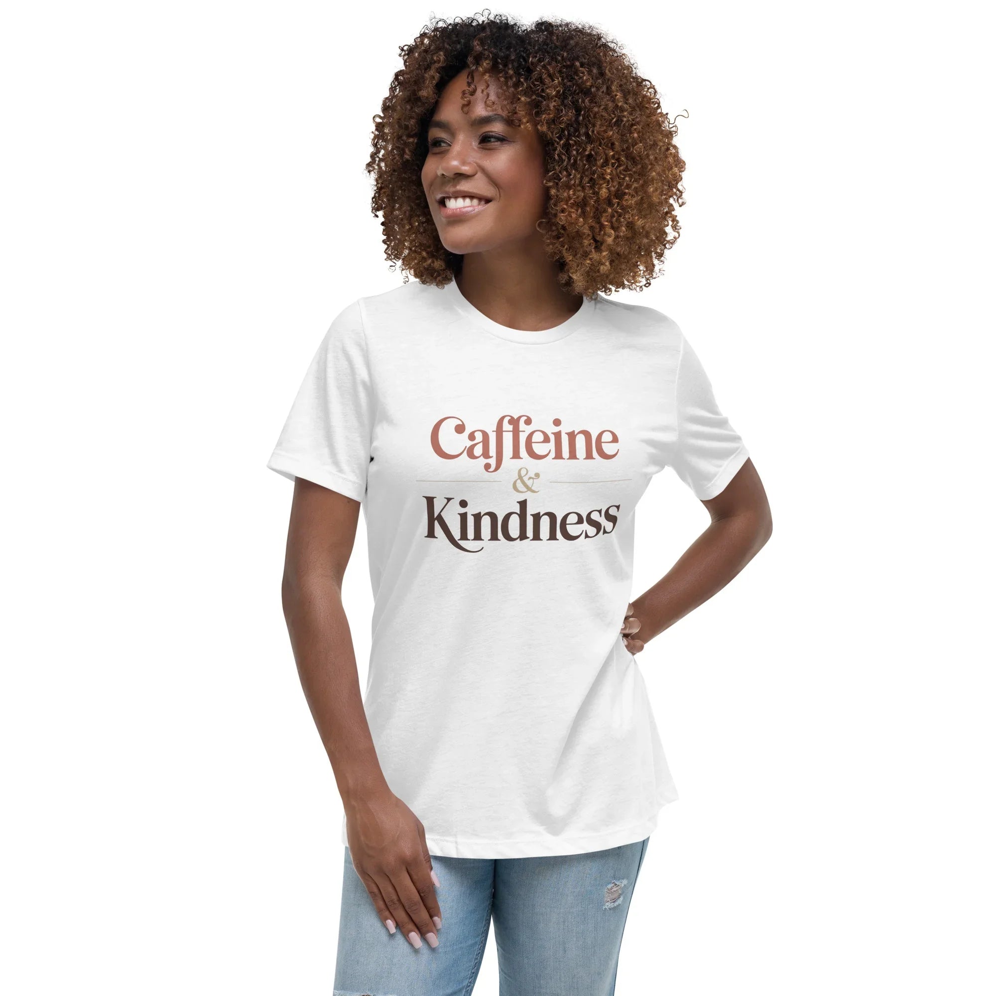 Caffeine & Kindness Minimalist Tee - RaZits