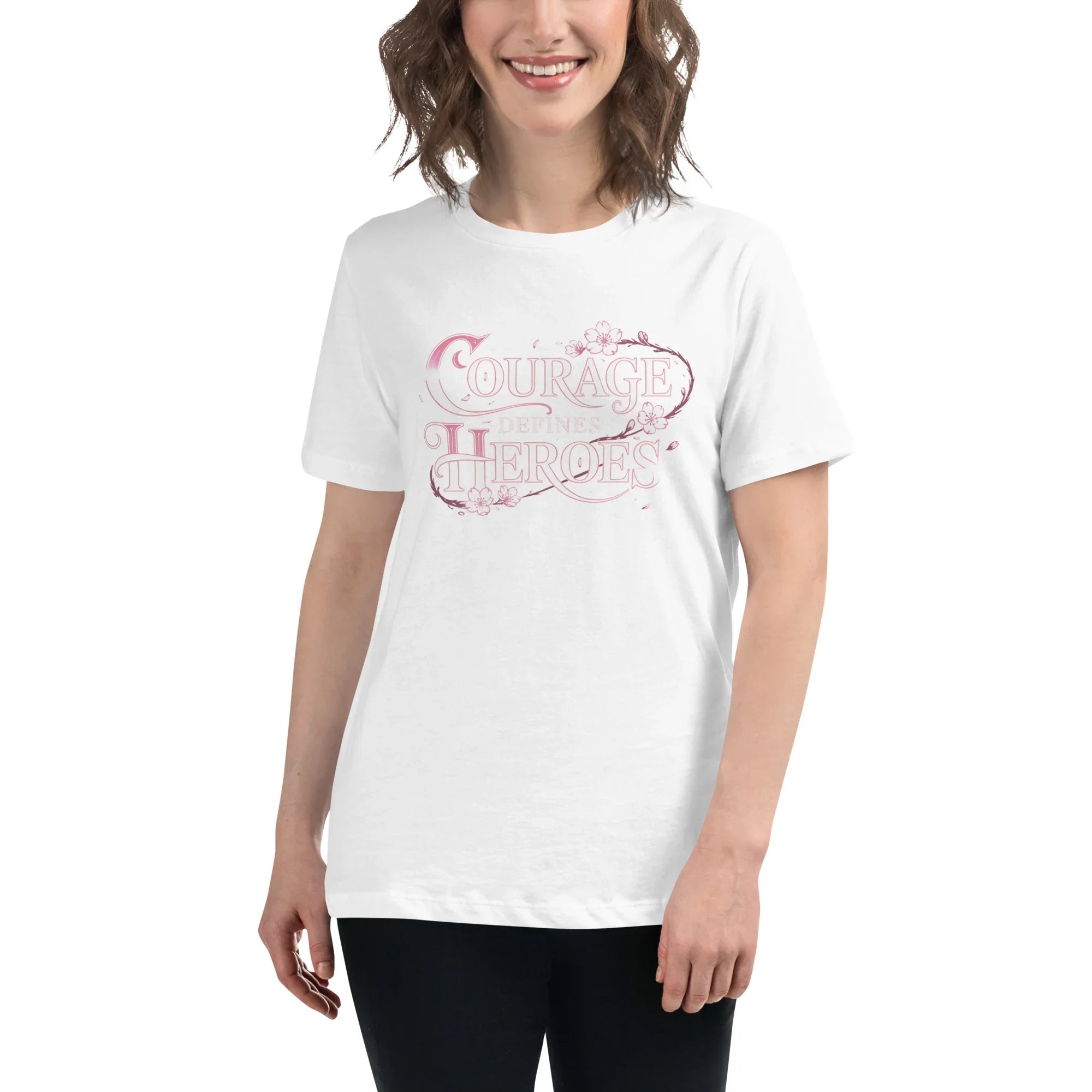 Courage Defines Heroes – JRPG Sakura T-Shirt - RaZits