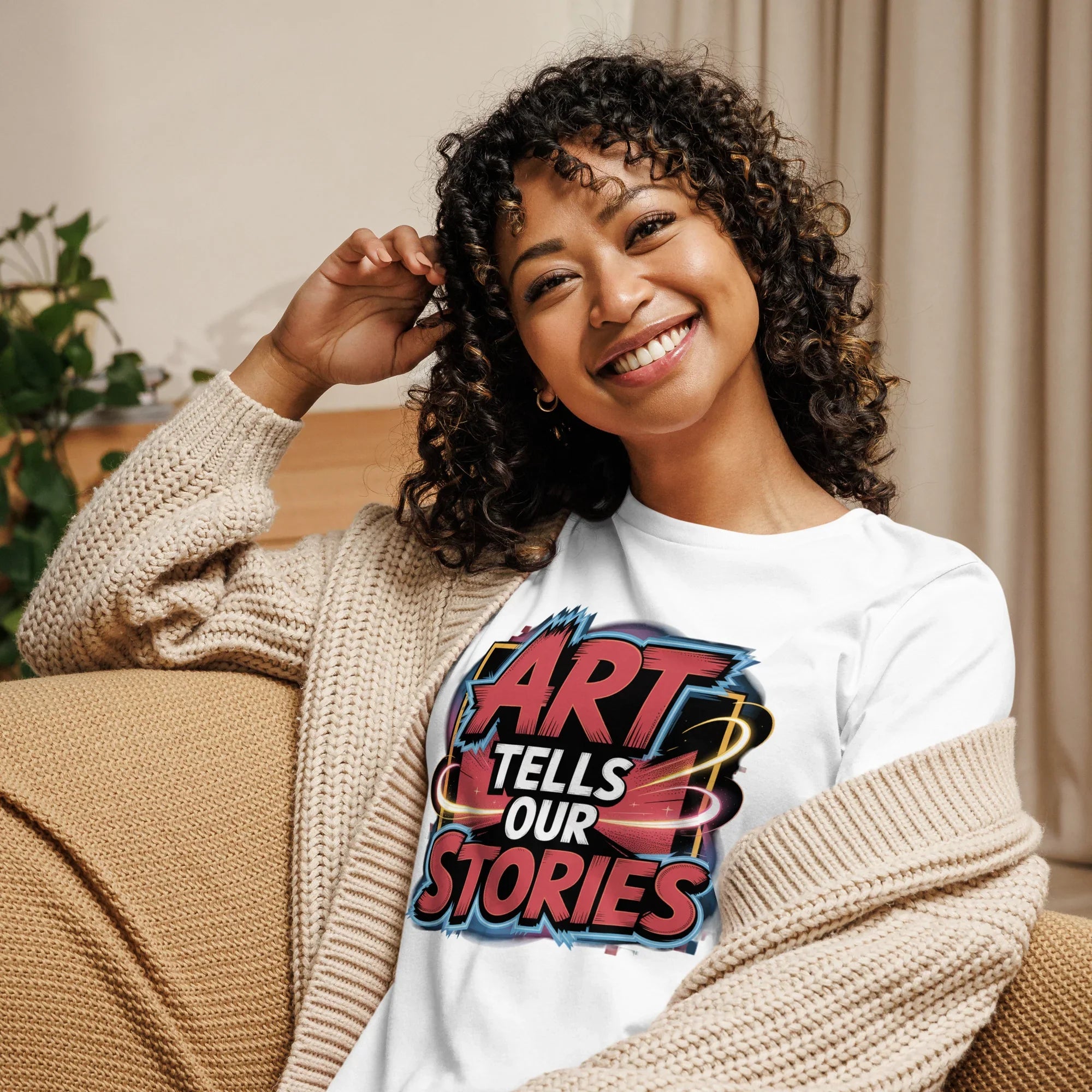 Art Tells Our Stories Shirt – Creative Expression Adventure Tee - RaZits