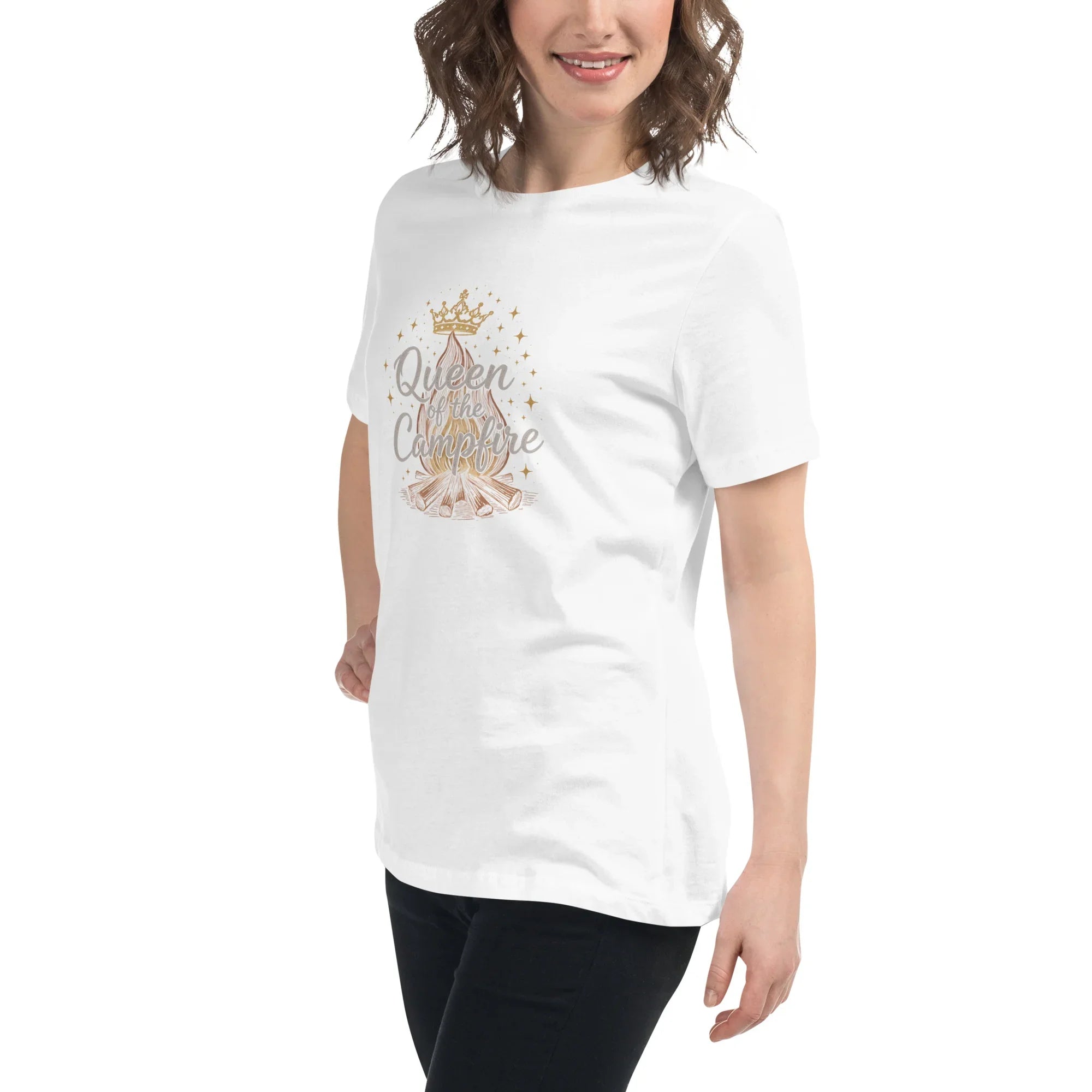 Queen of the Campfire Tee – Outdoor Art Shirt - RaZits