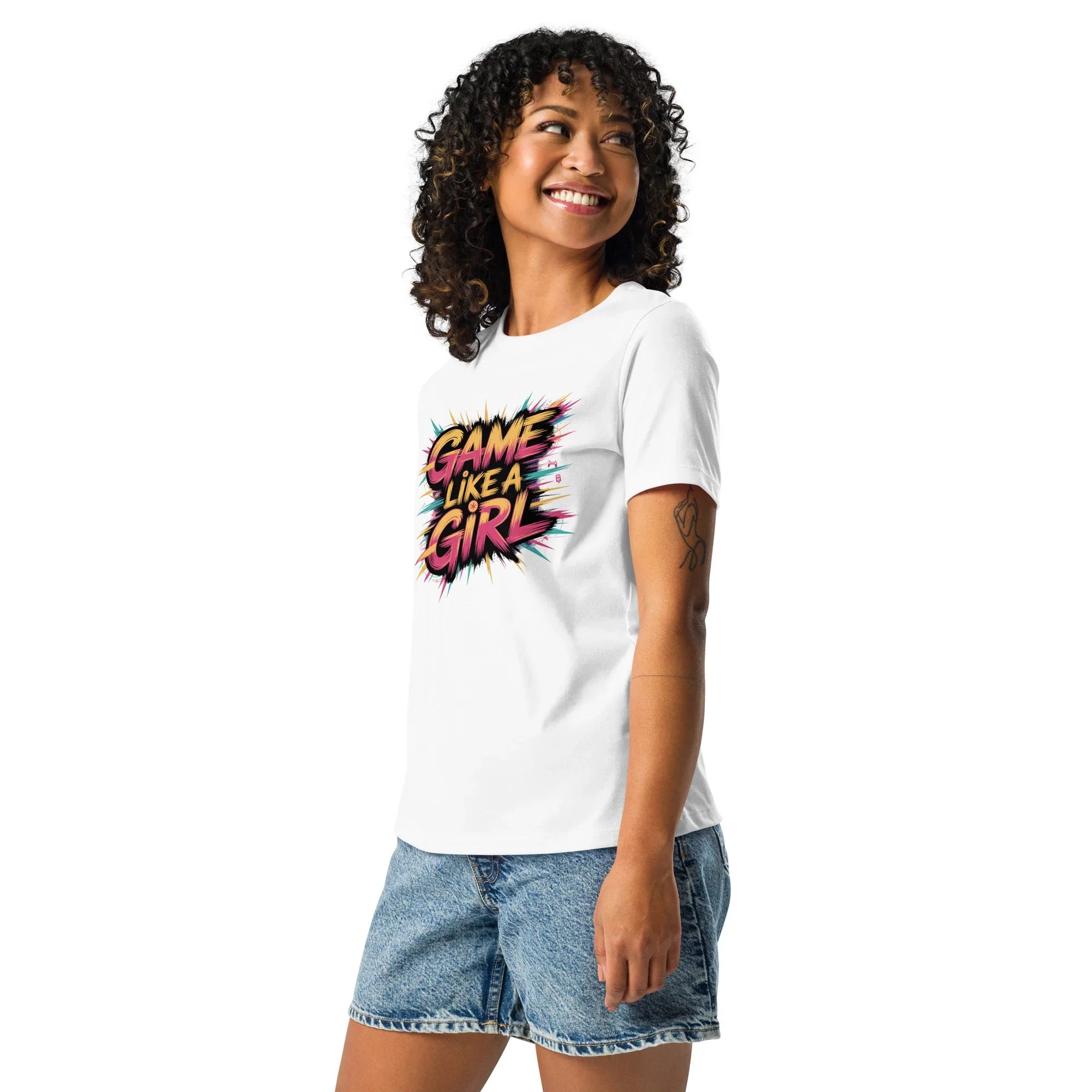 Game Like a Girl Shirt – Bold Neon Gamer Tee - RaZits