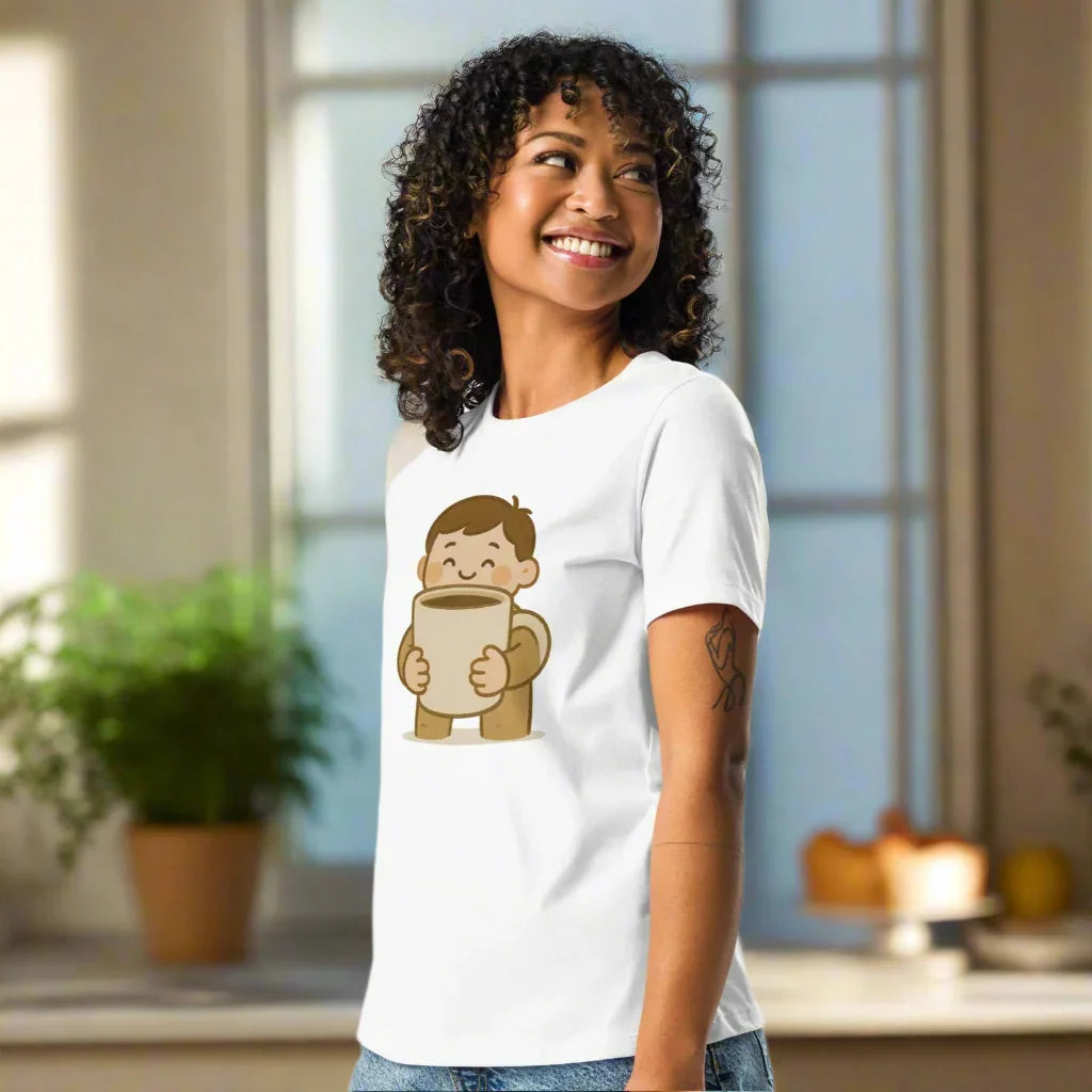 Big Mug Energy Tee – Happy Boy Coffee Design - RaZits