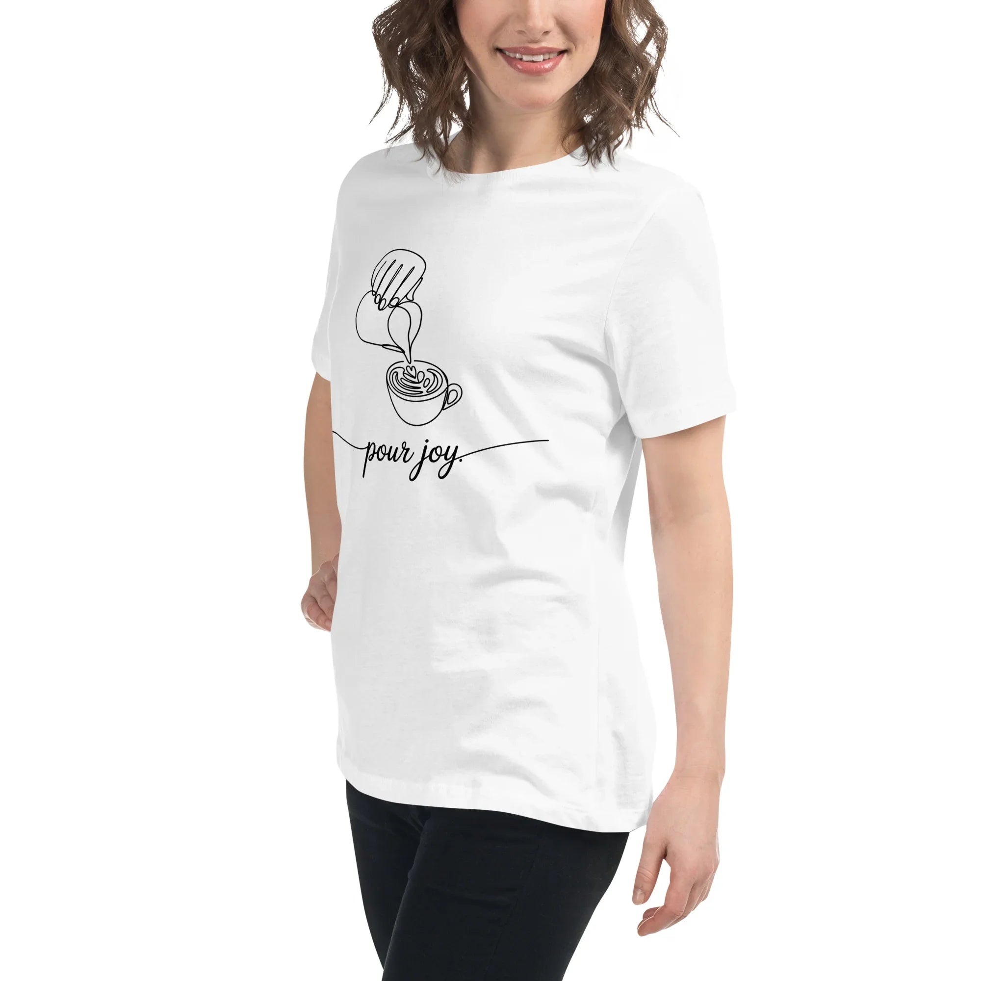 Pour Joy Latte Art Tee - RaZits