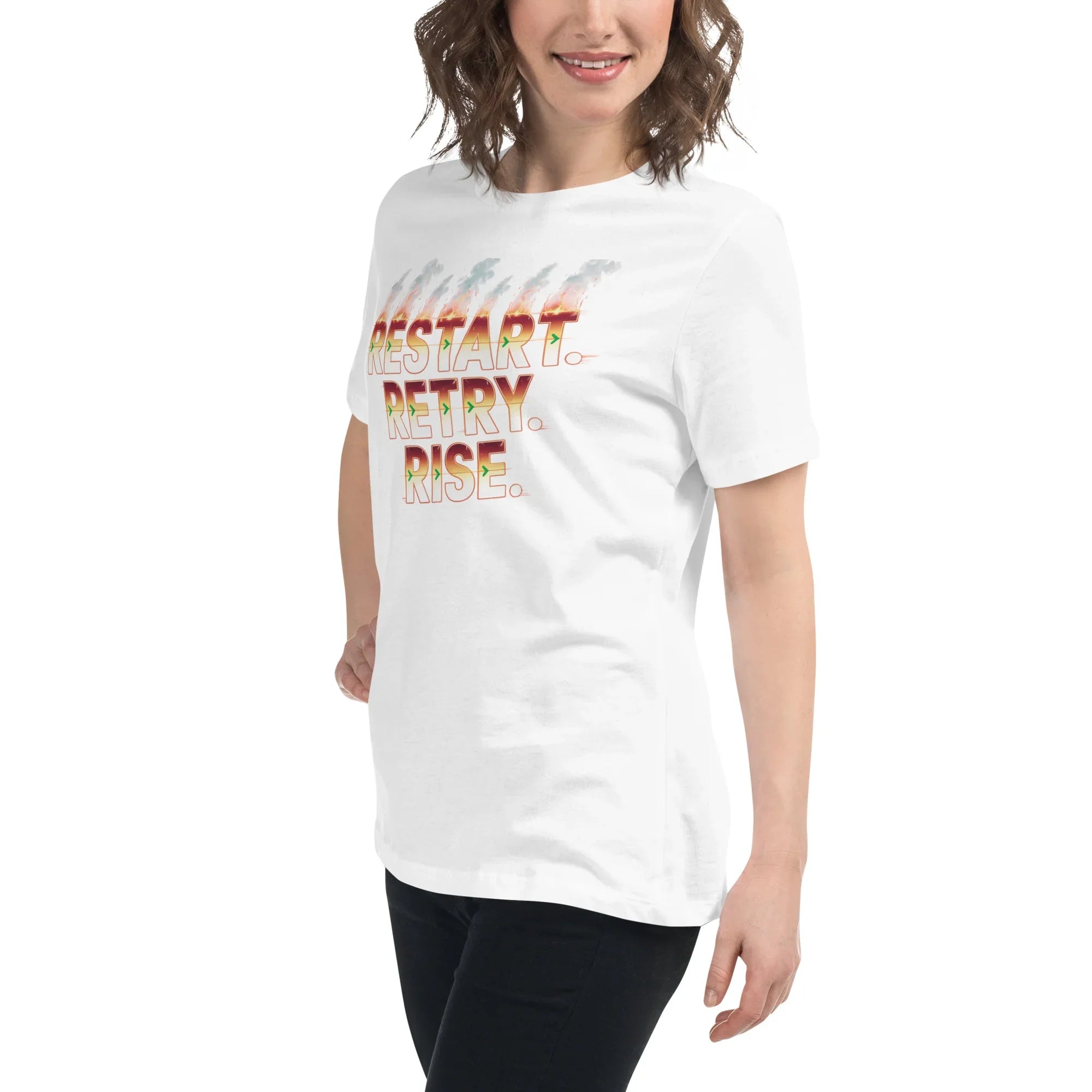 Restart Retry Rise - Rogue Like Action T-Shirt - RaZits