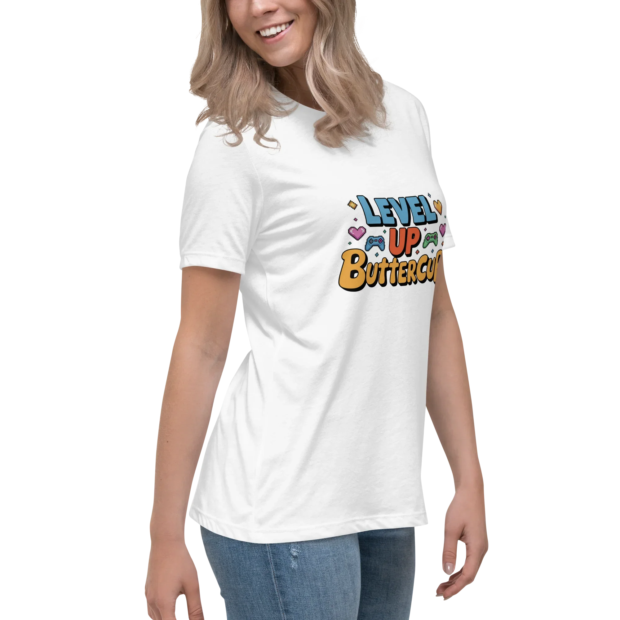 Level Up Buttercup Shirt – Cute Gamer Girl Tee - RaZits