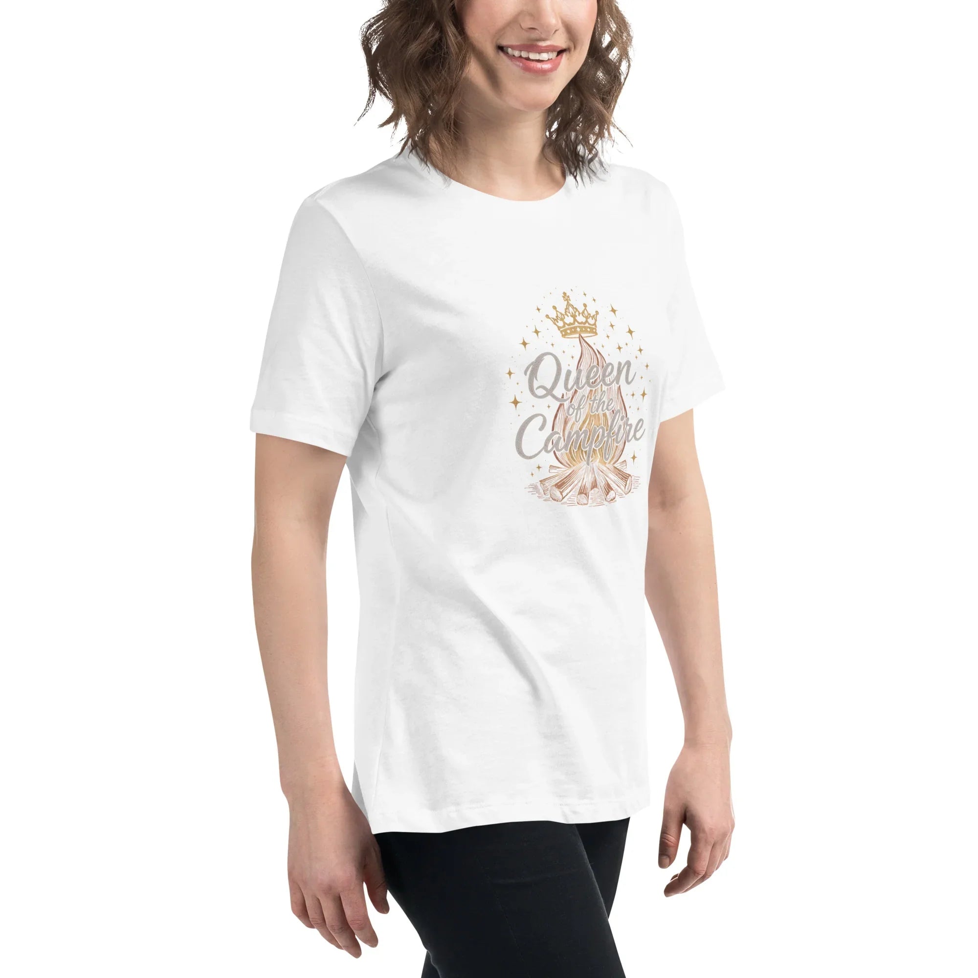 Queen of the Campfire Tee – Outdoor Art Shirt - RaZits