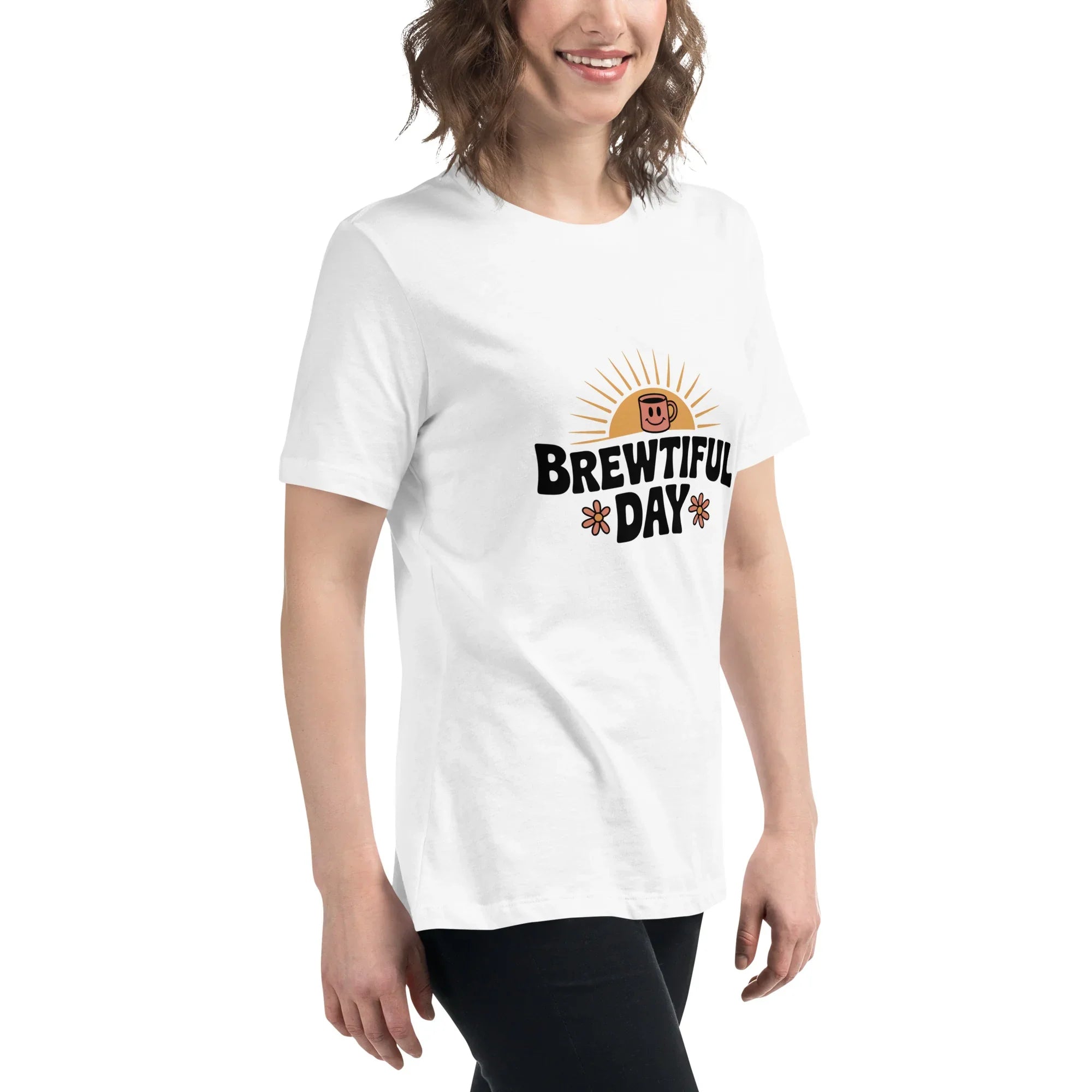 Brewtiful Day Sunrise Coffee Tee - RaZits
