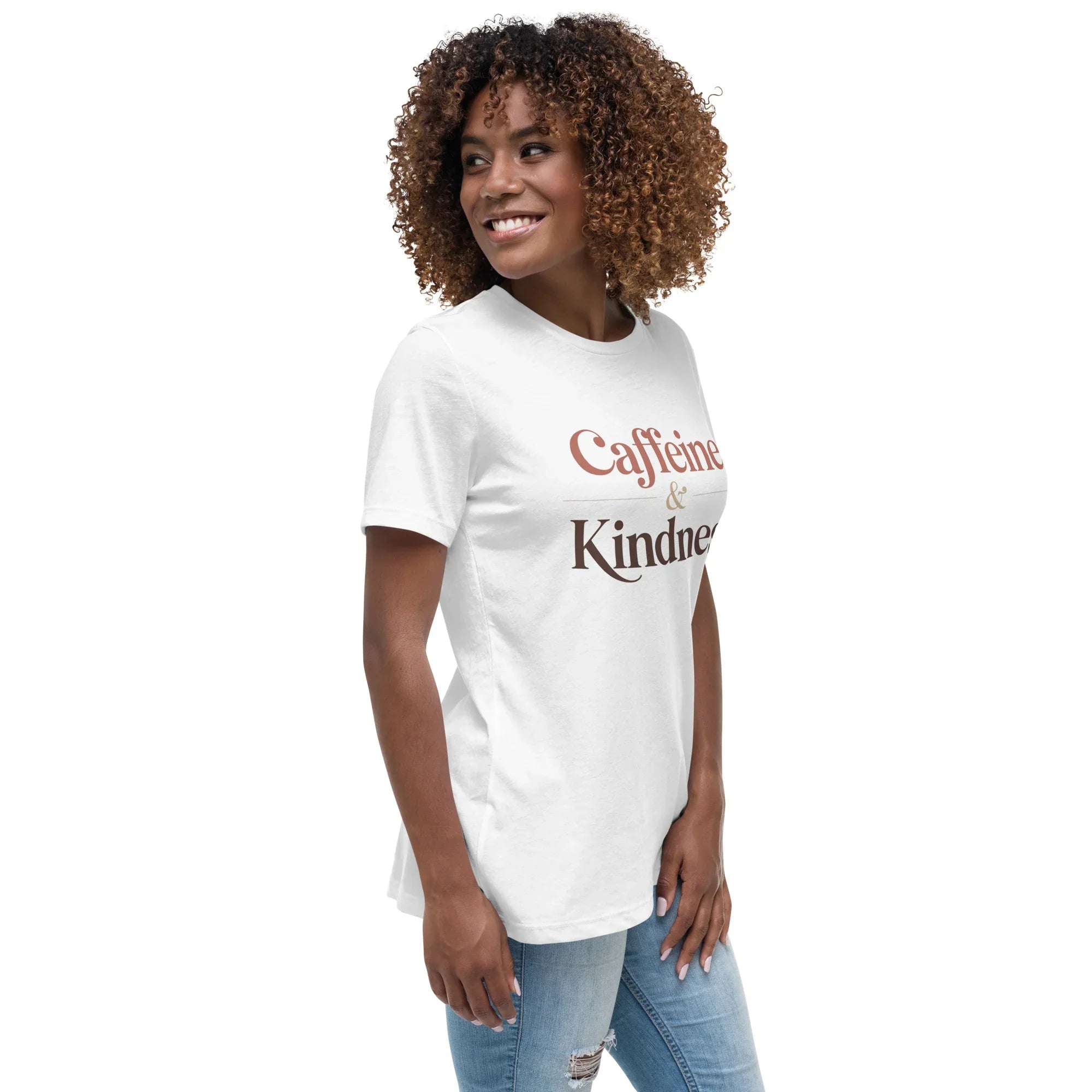 Caffeine & Kindness Minimalist Tee - RaZits