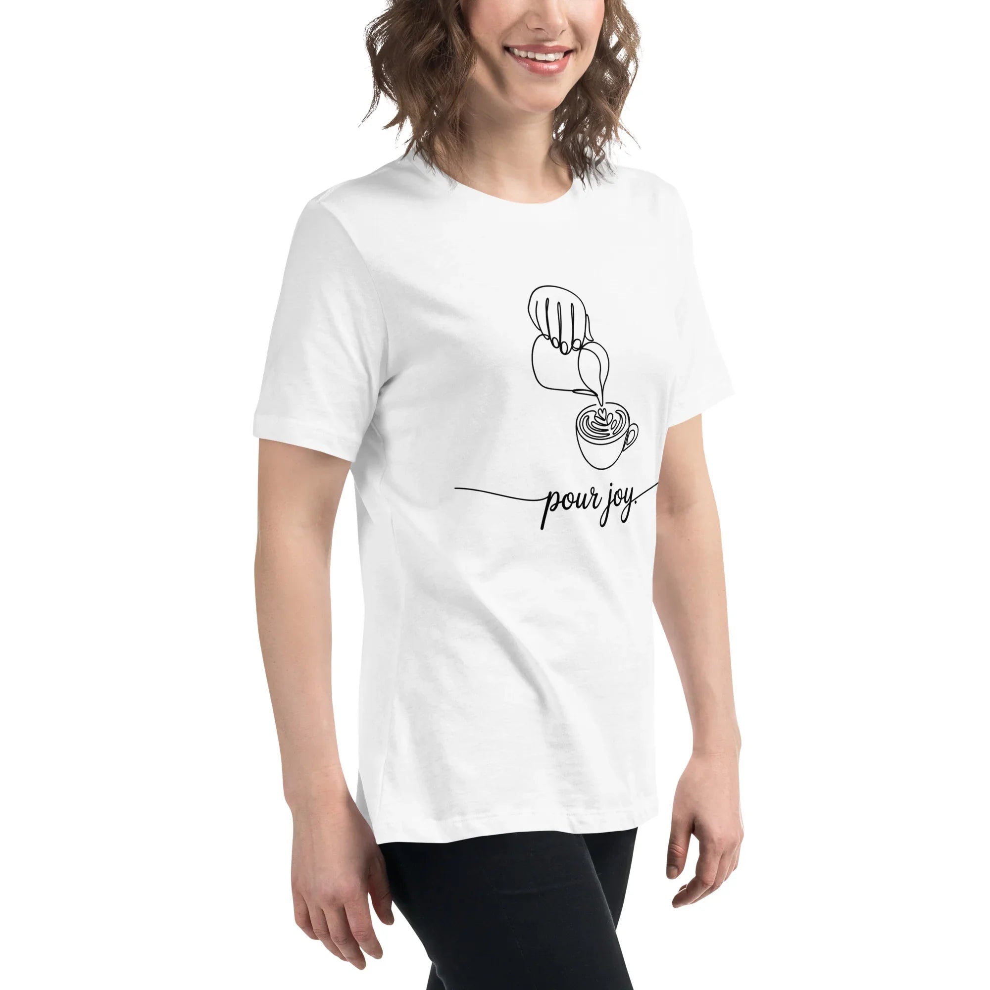 Pour Joy Latte Art Tee - RaZits