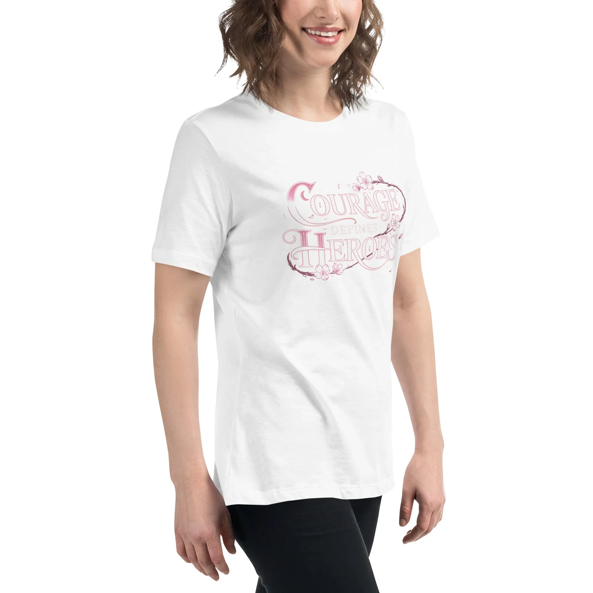 Courage Defines Heroes – JRPG Sakura T-Shirt - RaZits